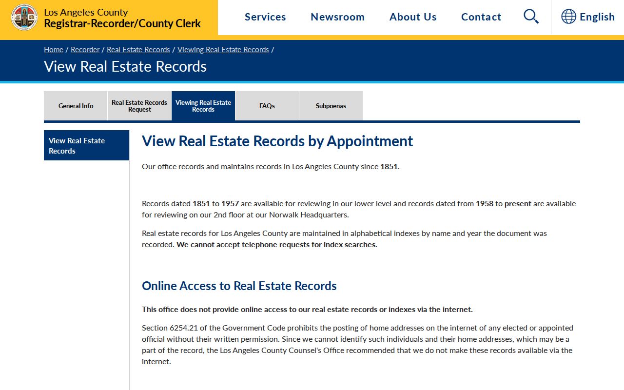 Bell residents directory deed index instructions